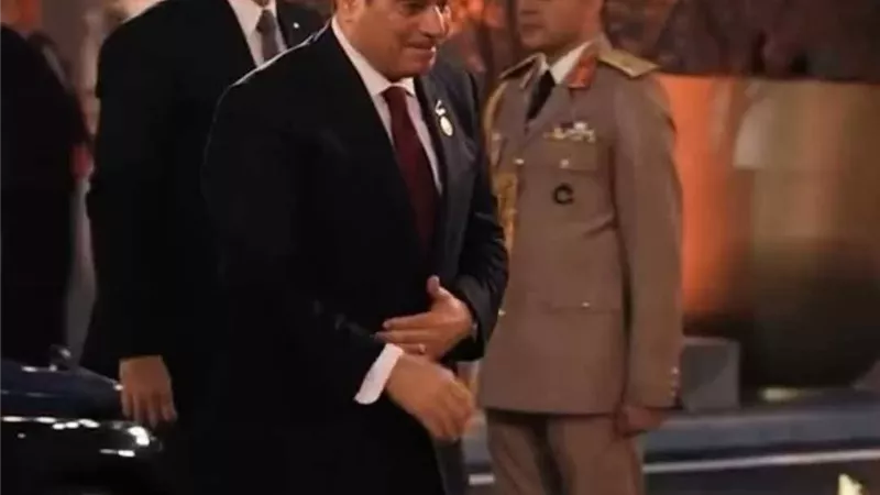 وصول الرئيس السيسي إلى المتحف المصري الكبير