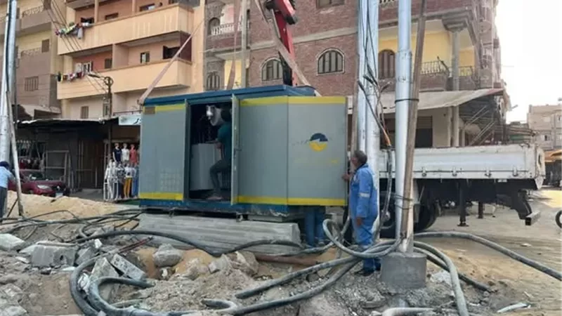 دعم محولات الجهد المتوسط بالقنطرة غرب في الإسماعيلية