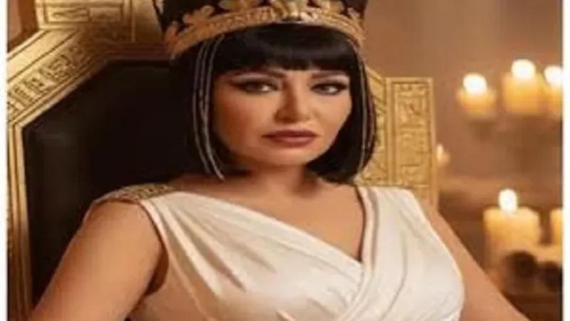 بالزى الفرعوني.. ليلى علوى : افتتاح المتحف لحظة هتتكتب في التاريخ