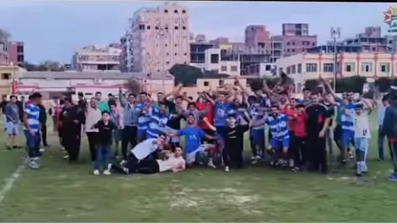 السنبلاوين سعيده بالفوز الغالى على كفر البطيخ