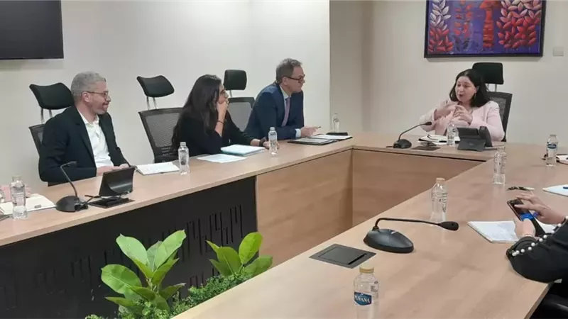 نائبة وزيرة التضامن تلتقي رئيس التعاون الإنمائي بسفارة ألمانيا بالقاهرة