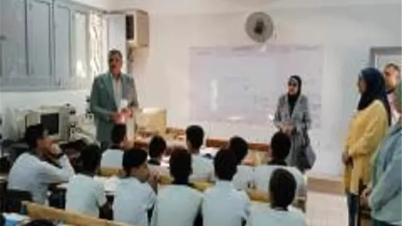 مدير تعليم دمياط يواصل جولاته المفاجئة بالمدارس