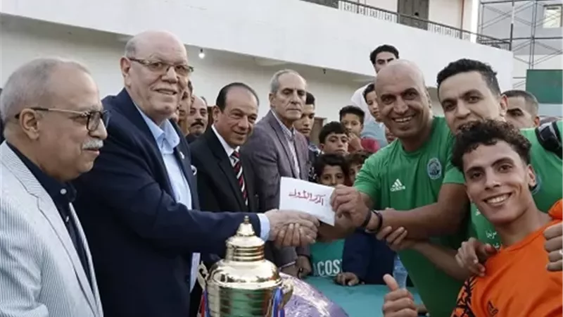 حانوت بطلا لدورى القدم على كأس الدكتور عبدالاحد جمال بشرشابة