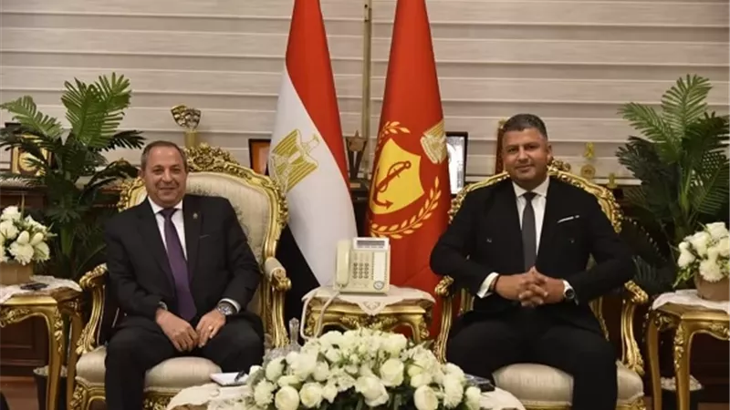 محافظ بورسعيد يستعرض المشروعات القومية أمام مجلس حقوق الإنسان