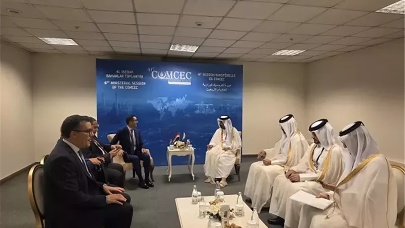 الخطيب يبحث مع نظيره التركي رفع التبادل التجاري لـ 15 مليار دولار