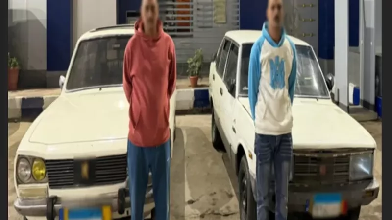 ضبط قائدى ملاكى استعرضا بسيارتيهما بالشرقية