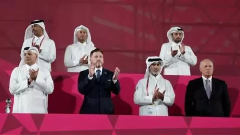 هاني أبو ريدة يحضر افتتاح بطولة كأس العالم للناشئين بقطر