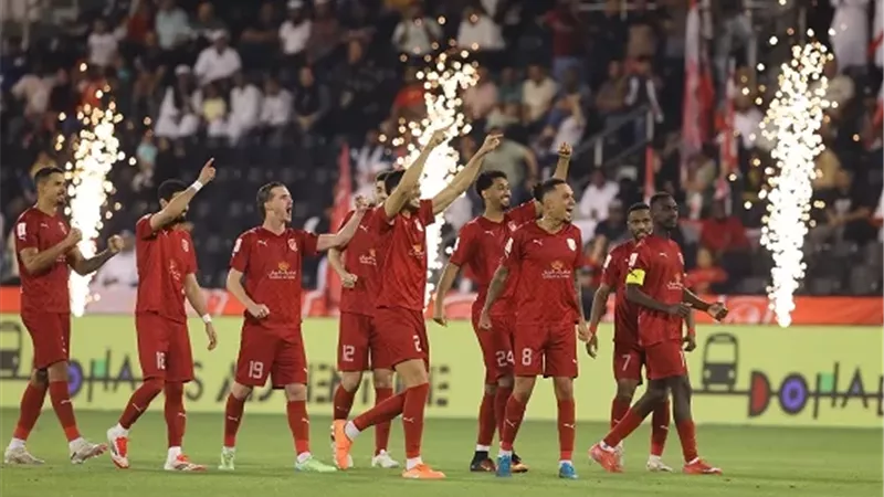 شاهد .. رباعية الدحيل القطرى فى شباك الأهلى الإماراتى