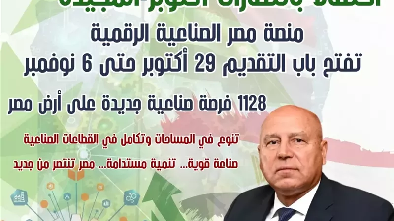 فرصة أخيرة.. التقديم على 1128 قطعة أرض صناعية للمستثمرين حتى 6 نوفمبر