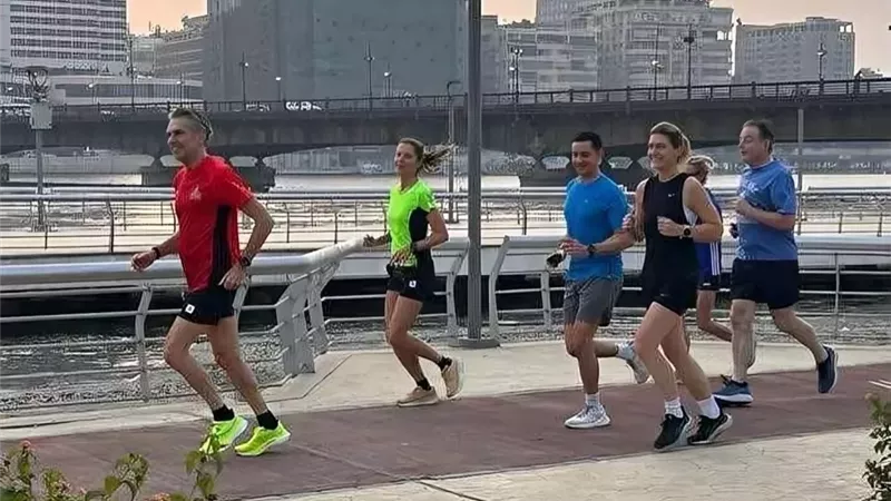 أمان يا مصر.. رئيسا وزراء هولندا وبلجيكا يمارسان الرياضة على ضفاف نيل القاهرة