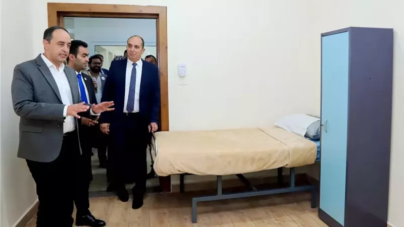 عمرو عثمان يفتتح قسم حجز إلزامي جديد لعلاج مرضى الإدمان بمستشفى المعمورة