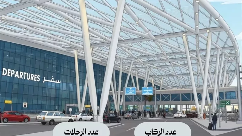 ارتفاع حركة الركاب والرحلات بمطار القاهرة الدولي أكتوبر الماضي