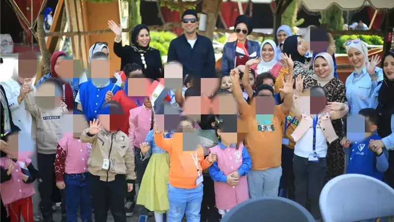 نائب محافظ سوهاج يشارك أطفال التوحد يوم ترفيهي شامل