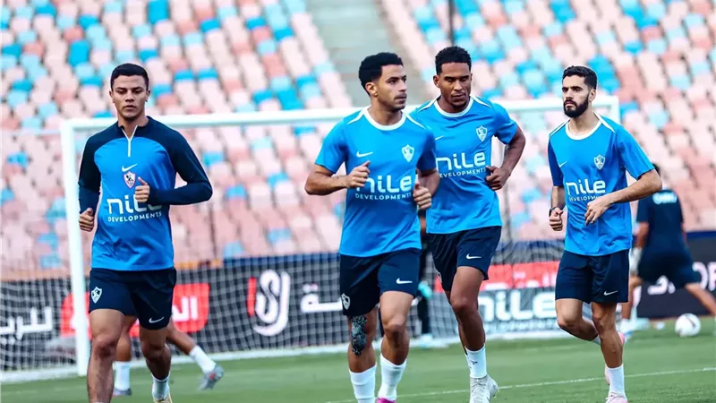 تدريبات فنية وخططية للاعبي الزمالك استعدادا لمواجهة بيراميدز