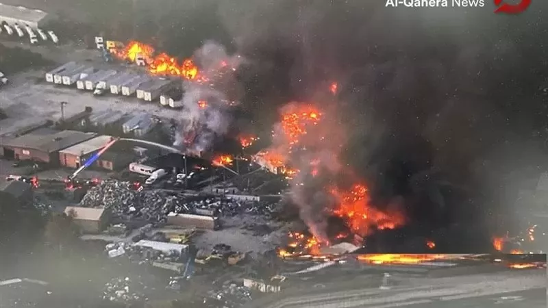 إدارة الطيران الفيدرالية الأمريكية: تحطم طائرة شحن في مطار لويفيل بكنتاكي