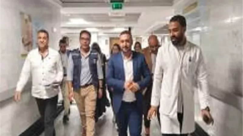 مدير الرعاية الصحية بالأقصر يستقبل وفد منظمة الصحة العالمية