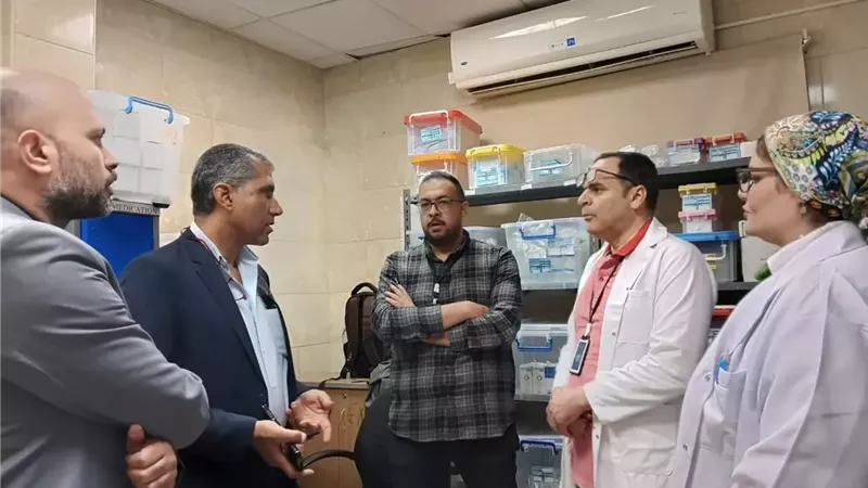 جولة تفتيشية بمستشفى سانت كاترين لضمان جاهزية الخدمات الطبية