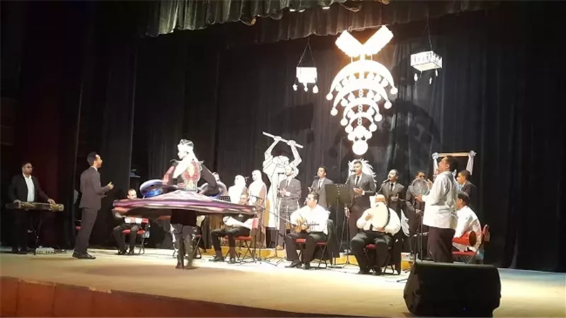 عروض انشاد دينى ترانيم كنائيسية بمهرجان قنا للفنون والتراث