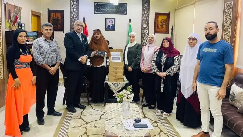 تعليم القليوبية يكريم الطالبة بسملة الفائزة بمسابقة تحدي القراءة