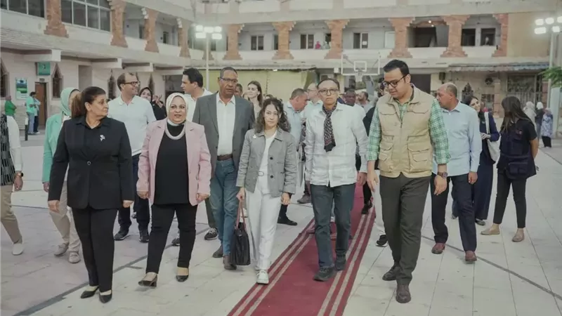 وفد الأمم المتحدة يزور مركز شباب الأنفوشي بالإسكندرية