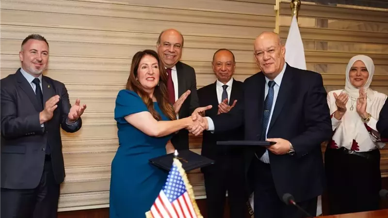 توقيع مذكرة تفاهم بين مصر والولايات المتحدة الأمريكية