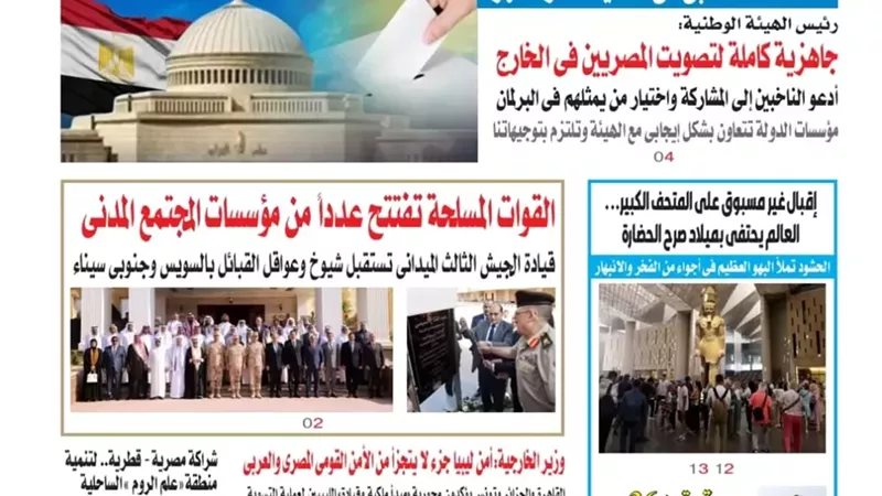 عدد المساء اليوم الجمعة الموافق 7 من نوفمبر - 2025: