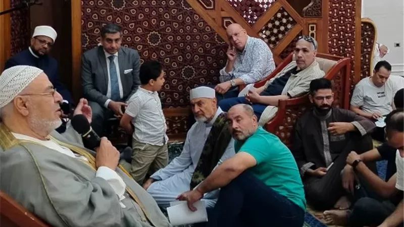 مسجد أحباب المصطفى بالشروق يحتفل بمرور عام على إقامته بأمسية دينية صور