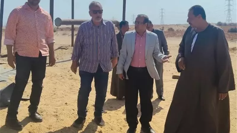 عبدالبديع يعلن عن أحدث المشروعات الحيوية فى مدينة الفشن الجديدة.. صور