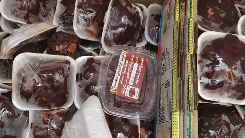 ضبط طن لحوم غير صالحة للاستهلاك الآدمي في ديروط