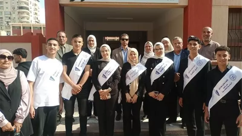 انتخاب المكتب التنفيذى لمجلس اتحاد طلاب الثانوية بكفرالشيخ