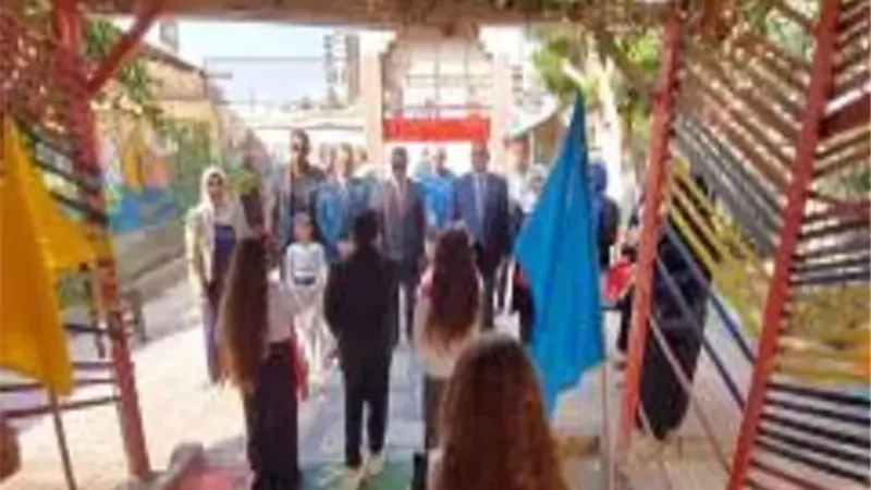 وكيل تعليم كفر الشيخ يفتتح معرض شتاء دافئ بمدرسة الجمهورية