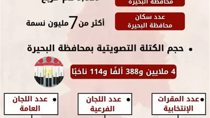 إستعدادات مكثفة ومتابعة لمقار اللجان الإنتخابية بالبحيرة