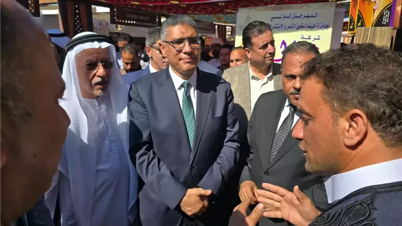 مشاركة متميزة للتمور السيوية فى فعاليات المهرجان الدولى الثامن للتمور بالواحات البحرية