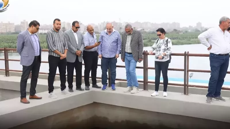رئيس مياه المنيا يتفقد عددا من المحطات بمركزي ملوي ومغاغة