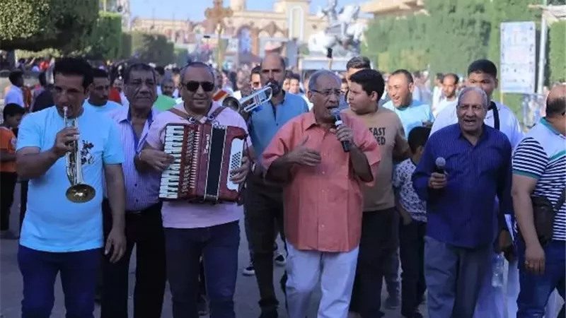 إنطلاق أول أيام إحتفالات دير مارجرجس بالرزيقات جنوب غرب الأقصر