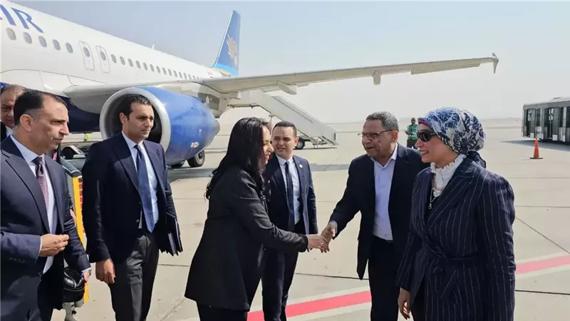 وزيرة التضامن الاجتماعي تصل محافظة الأقصر