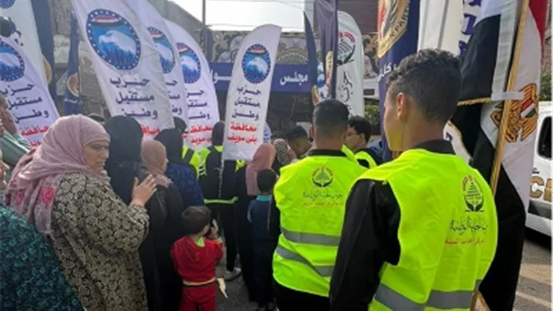 أنتظام اللجان الانتخابيه ببنى سويف