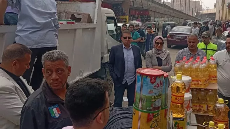 حملة مكبرة بقيادة نائب محافظ القليوبية لإزالة الإشغالات بشبرا الخيمة
