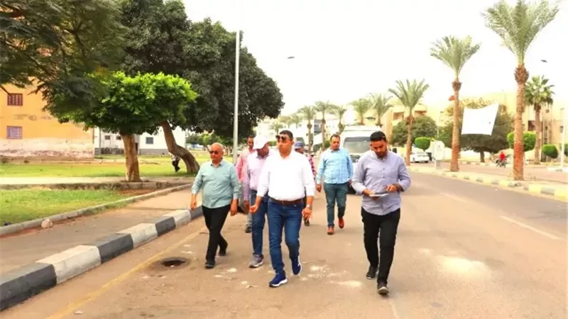 السادات خضراء..خطة فورية لزيادة الرقعة الخضراء ورفع كفاءة الخدمات