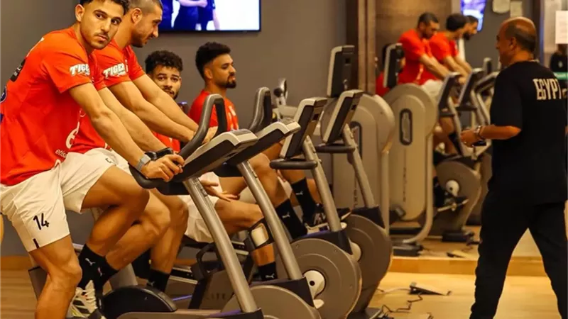 استعدادًا لودية أوزبكستان .. تدريبات استشفائية لمنتخب مصر
