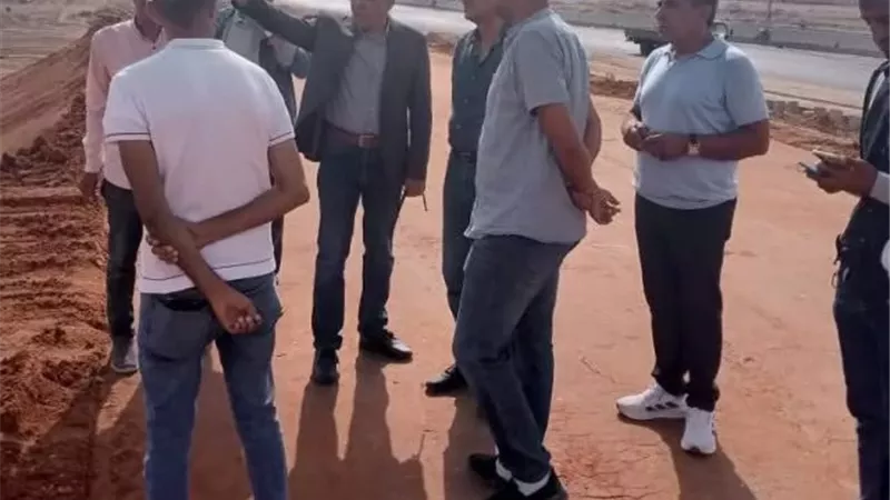 رئيس جهاز حدائق العاشر يفقد أحدث المشروعات الخدمية الجديدة.. بالصور