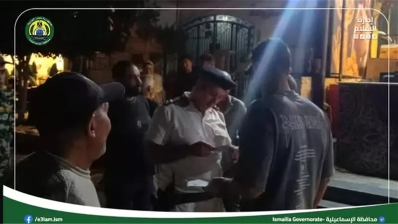 ٥ محاضر للنباشين وغلق مخزنين مخالفين بالإسماعيلية
