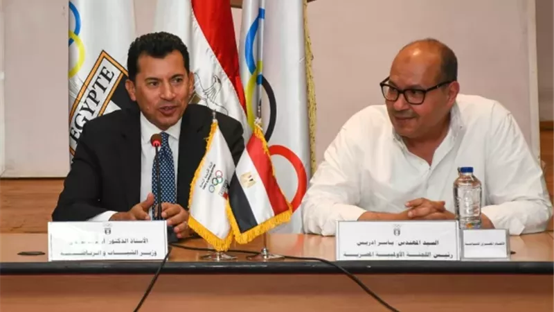 إدريس يشكر صبحي على دور اللجنة الأولمبية والاتحادات فى صناعة الانجازات