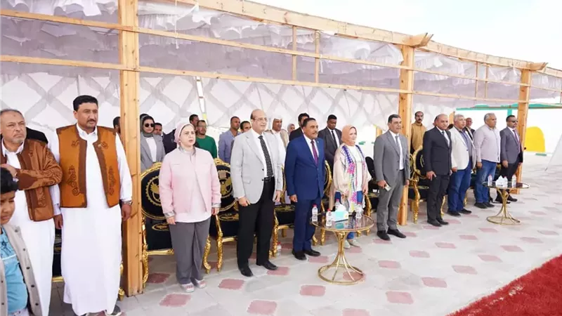 محافظ مطروح يفتنح مدرسة أولاد مازن للتعليم الأساسي بالنجيلة