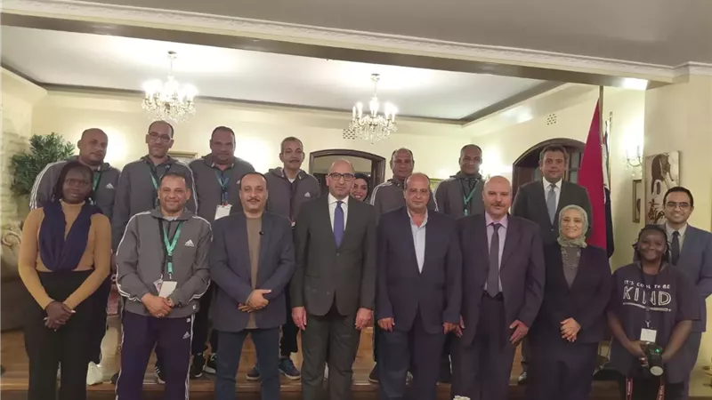 استقبال حافل من السفارة المصرية لفرقة اناكوندا المسرحية بكينيا
