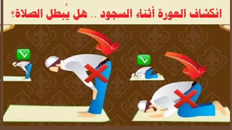 انكشاف العورة أثناء السجود .. هل يُبطل الصلاة؟ الإفتاء تجيب