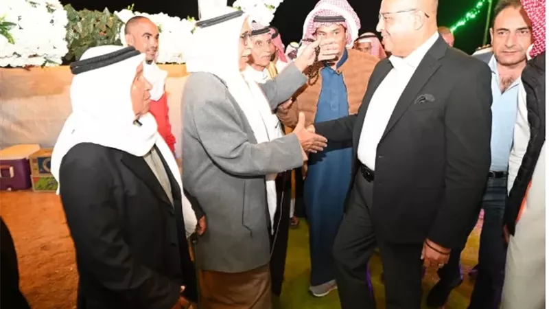 محافظ جنوب سيناء يشهد حفل زفاف بدوي جماعي بوادي مجيرح بمدينة دهب
