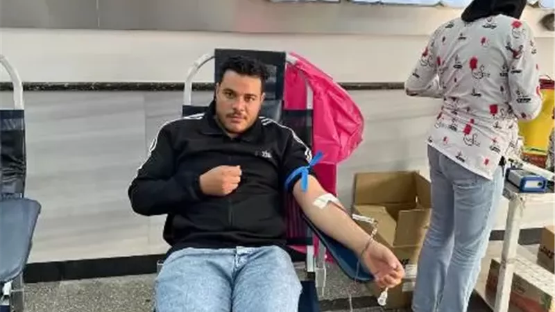 الاتحاد المصري لطلبة صيدلة بورسعيد ينظم حملتين للتبرع بالدم
