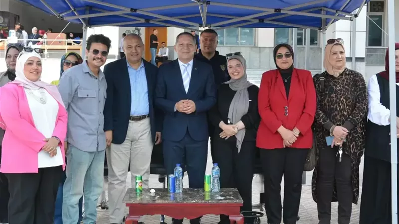 إفتتاح الدورة الرياضية التنشيطية بجامعة دمياط
