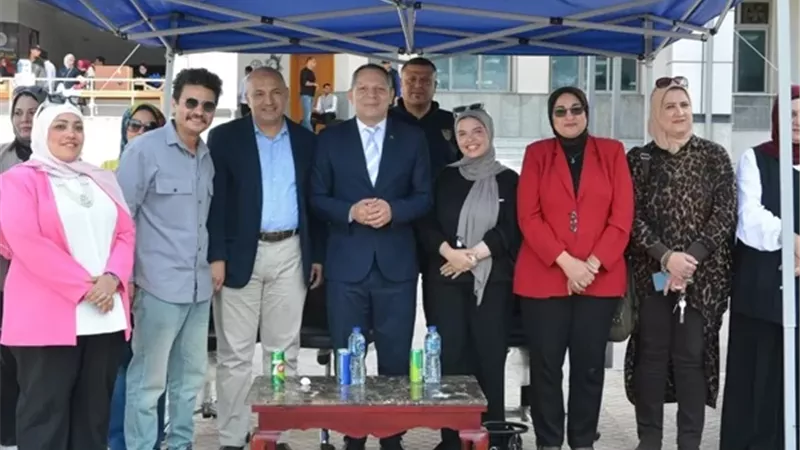 افتتاح الدورة الرياضية التنشيطية بجامعة دمياط